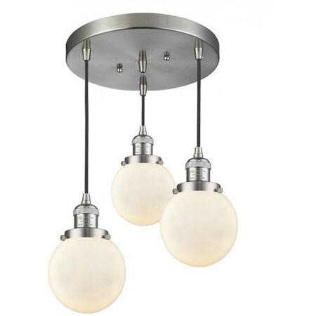 Innovations Lighting 3 Light Multi-Pendant 211/3-SN-G201-6